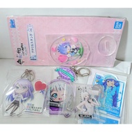 Assorted Anime Acrylic Keychain charms - Official nikke idolmaster re zero bang dream merchandise