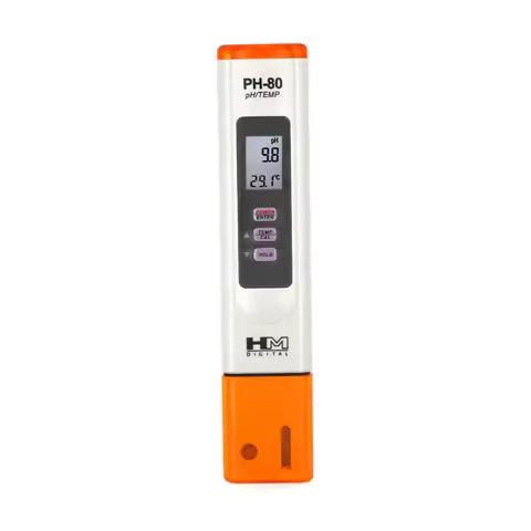 PH-80 2 in 1 ATC HM Digital PH Temperature Meter HydroTester with One-touch Automatic Digital Calibr
