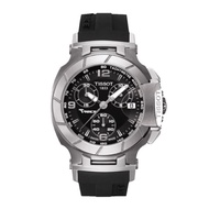 ORIGINAL Tissot T-Race Chronograph Black Rubber Strap Ladies Watch T048.217.17.057.00