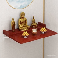 ZzFokan Cabinet Altar Wall-Mounted Altar God of Wealth Guanyin Bodhisattva Buddha Buddha Cabinet Home Wall Simple Family