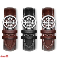 [Good Good Goods on Shelves Y] Baida Purley Watch Strap Genuine Leather Men Women Style Butterfly Buckle Watch Strap Langqin Tissot Fiyada Accessories