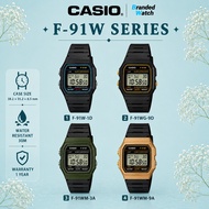 CASIO 100% ORIGINAL F-91W-1D F-91WM-1B UNISEX VINTAGE SERIES RETRO DIGITAL WATCH JAM UNISEX JAM CASI