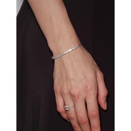 Moissanite Tennis Bracelet 0.5ct 0.3ct 0.1ct Trendy Adjustabe Bracelet in s925 Sterling Silver