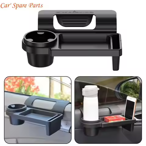 Y4UA Car Door Hanging Rack Stand with Spaces for Cups Phones to Maximize Cabin Space