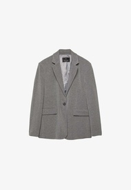 STRADIVARIUS เสื้อเบลเซอร์ เสื้อสูท ใส่ทำงาน คอปก SOFT-TOUCH BLAZER WITH POCKETS (A3104)