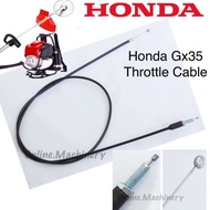 Throttle Cable Minyak Mesin Rumput Honda GX35 brush cutter OGAWA LPS380 UMT435 Hozugawa Dinyi Spare Part