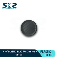 SKZ BLACK PLASTIC BILAO SIZE 10,12,14,16,18 REUSABLE AND ENVIRONMENTAL FRIENDLY BILAO