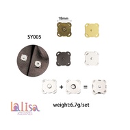 Magnetic Buttons Plum Blossom button Sewn flower magnet (D-2-G SY005)