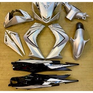 COVERSET YAMAHA 135LC V1 SILVER SABIT EXCITER PETIR