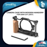 SmallRig Camera Cage For Sony ZV1 Dslr Cage With Wooden Handle Grip Cold Shoe 2937