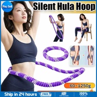 190cm Purple Hula Hoop Fitness Weight Loss Massage Hoola Hoops Silent Hula Hoop