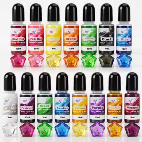 DIY Resin Colorants, Candle and Plaster Resin Pigments, Liquid Dyes, Soy Wax, DIY Soap Dyes, Candle