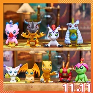 Digimon Figure Chibi Agumon Figure Gabumon Figure,Biyomon Figure