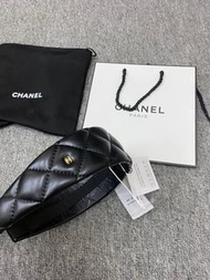 全新CHANEL羊皮髮箍