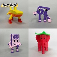 BACKOF  Printed Figure, Imaginative 67 Brainrot Figure Miniature Craft Decoration, Creative Horror G