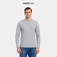 Insidemen Cotton Regular Fit Men's long-sleeved round neck T-shirt ILT011W2EC