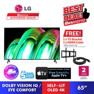 [F.Ship + GIFT] LG 65" OLED A2 Series 4K Smart OLED65A2PSA SELF-LIT OLED TV (65") with AI ThinQ® (2022)