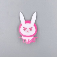 Overwatch/Overwatch D.Va cos Hairpin Hair Accessories Rabbit Hairpin Song Hana dva Headdress Brooch
