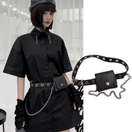 Alienated Shop | Leather Belt With Bag Gothic Grunge Witch Punk Rock Aesthetic
