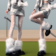 Furry Leg Socks lolita Cute slouch socks, terry socks jk Plush calf socks, thickened for winter and 