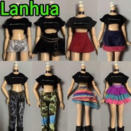 LANHUA Doll Outfit Skirt, Kids Toys Casual Wears Doll Dresses Clothes,  DIY Accessories Fashion Cute