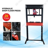 20 Tons Tan Hydraulic Shop Floor Press Large Working Range Heavy Duty Workshop Lever Machine Disasse