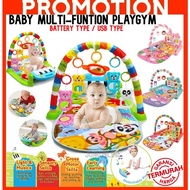~Dari KL~ Tikar Mainan Bayi playgym & Playmat Interaktif USB Baby Musical Playmat Playgym Newborn Ac