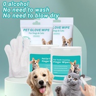 Pet Cleaning Kit - 100 Pet Care Finger Wipes + 12 Pet Glove Wipes, hypoallergenic pet wipes to keep 