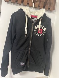 Superdry 黑色連帽外套