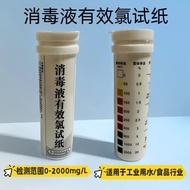 Disinfectant Effective Chlorine Concentration Test Paper Residual Chlorine Chlorine Dioxide Hospital