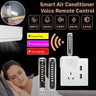 【Voice Control & Auto AC Adjustment】Smart Aircon Controller Companion with Voice-Activated Night Lig