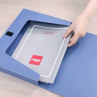 Produk Utama: Kotak Fail Deli 33509, Kotak Dokumen Velcro A4 1-inci, Kotak Penyimpanan Fail Pejabat 