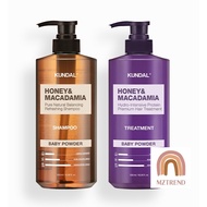 [KUNDAL] Honey & Macadamia Shampoo, Treatment 500 ml