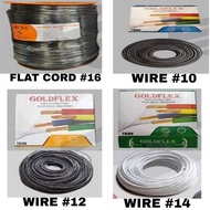 GOLDFLEX THHN STRANDED WIRE #10 / #12 / #14 (PER METER) & FLAT CORD #16 (PER METER)