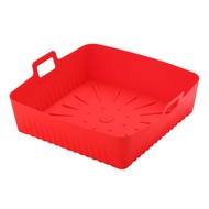 Square Large Silicone Air Fryer Liners Molds For 6-8QT 9 Inch Airfryer Baking Tray for Ninja 23cm Ov