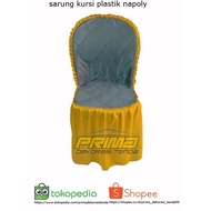 Sarung Cover Kursi Plastik Napolly 101 209 102 - Prima Dekorasi Tenda