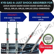 KYB GENUINE ABSORBER (FRONT, REAR) FOR LEXUS GS200 GS250 GS300 GS350 GS450 [ARL10, GRL11, GRL10, GRL