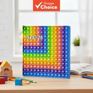 Math Education 12x12 Multiplication Table Board Games, Interactive Math Manipulatives Quick Push Pop