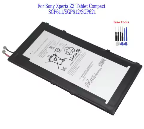 1x 4500mAh LIS1569ERPC Replacement Battery For Sony Xperia Tablet Z3 Compact SGP611 SGP612 SGP621 + 