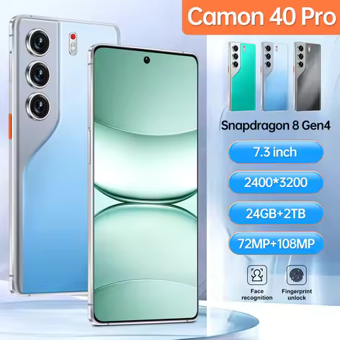 2025 Original Tablet Camon 40 Pro 7.3 inch HD 4K Android 15 22GB+2TB 7800mAh Battery 4G 5G Dual Sim