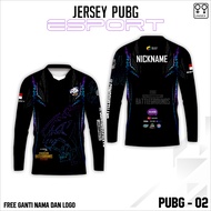 Esport jersey shirt evos pubg game shirt long sleeve