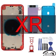 OEM Quality Housing for iPhone XR Backshell Battery Cover Case for iPhone XR Middle Frame with Back 