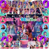 Demon Hunters Birthday Party Decoration Demon Hunters Balloon Spinning Cake Birthday Hanging E4g8