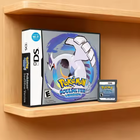 Pokemon NDS Game Card Diamond Pearl Soul Silver Heart Gold Platinum US English Version (R4 Card Edit