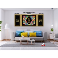 FRAME SET DECOR AUH BERCOLOR 36X48 18X36 (3 PANEL)