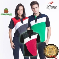 premium polo shirt men &amp; polo tee (unisex) - lefonse l900 polo shirt - dark grey / milo green / dark pink