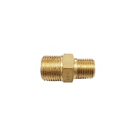 Nipple Connector (Nipple) BRASS 1/8" 1/4" 3/8" 1/2" 3/4" 1" (Water Work Air Pump Work)