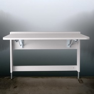 Invisible solid wood folding table wall double support wall table table wall hanging table computer 