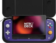 【全新現貨】NS Switch主機週邊 CRKD Nitro Deck 直插式手把+收納包 紫色 霍爾電磁搖桿 永不飄移