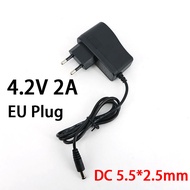 AC 100-240V DC 4.2V 0.5A 500mA 2A 2000mA 5.5x2.5mm 3.5x1.35mm Adapter Power Supply Charger for 1S 2S